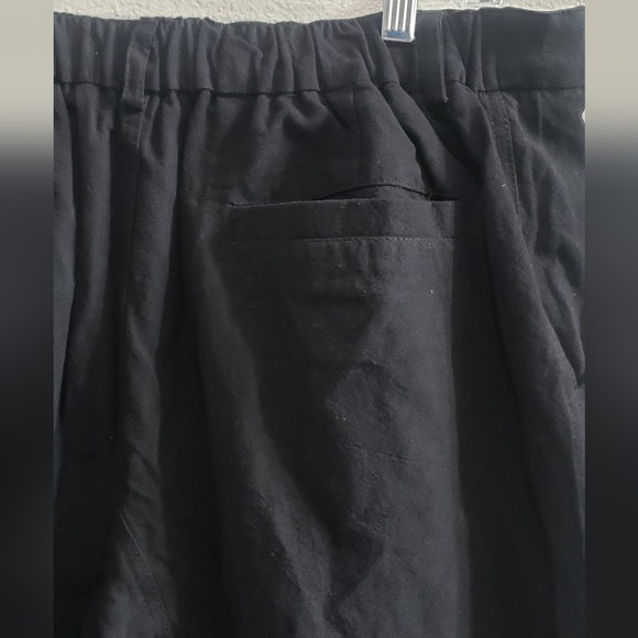 Women's crop elastic cuff pants - Picture 5 of 10